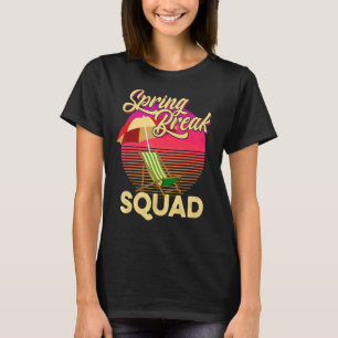 Camiseta Esquadrão de Break 2022 Retro Spring Break Beach S