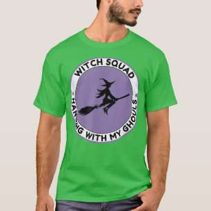 Camiseta Esquadrão De Bruxas Dias de as Bruxas engraçados S