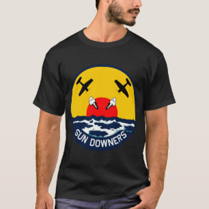 Camiseta Esquadrão de Caça USN VF111 Sundowners Estilo Limp
