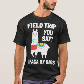Camiseta Esquadrão de campo de campo, professores de alpaca