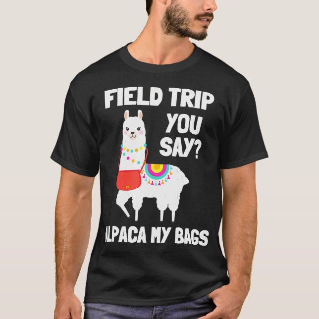 Camiseta Esquadrão de campo de campo, professores de alpaca (Frente)