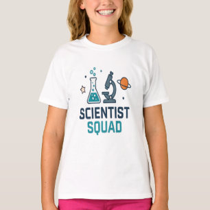 Camiseta Esquadrão de Cientistas Química Física Volta às Au