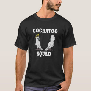 Camiseta Esquadrão de Cockatoo de Pássaro Exótico