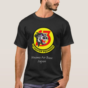Camiseta Esquadrão de Combate à 13 da Base Aérea de Misawa