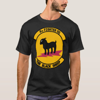 Camiseta Esquadrão de Combatente "A Ovelha Negra; (