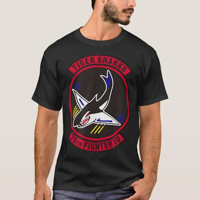 Camiseta Esquadrão de Combatentes de 75° Esquadrão de Comba (Frente)