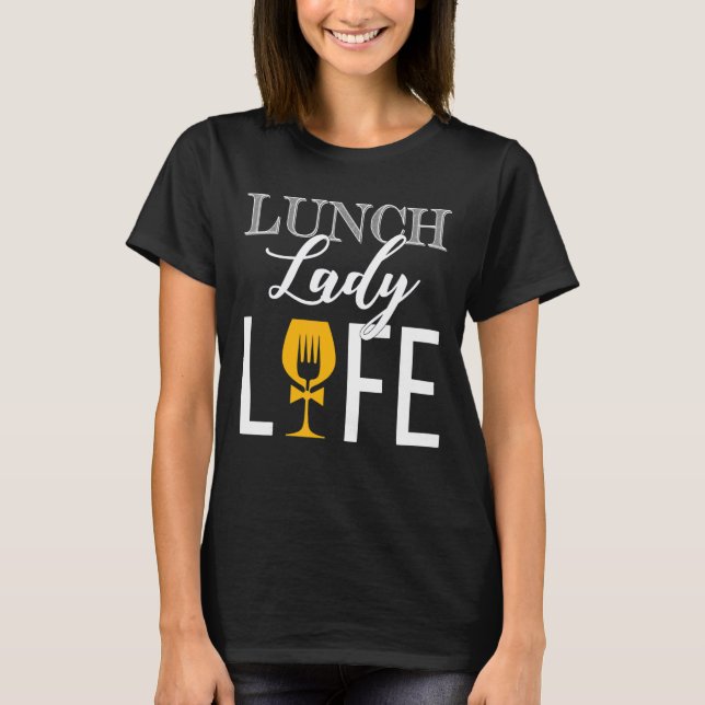 Camiseta Esquadrão de Comidas da Creta da Lady Life (Frente)