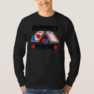 Camiseta Esquadrão de Cornhole Sacos de Feijão
