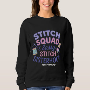 Camiseta Esquadrão de Costura Irmandade Sassy Stitch Cobert