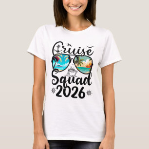 Camiseta Esquadrão de Cruzeiro Férias de Verão 2026 Família