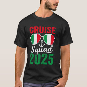 Camiseta Esquadrão de Cruzeiro pela Itália Férias de Verão