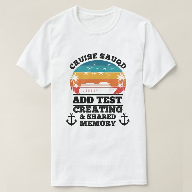 Camiseta Esquadrão de Cruzeiro Personalizado (Frente do Design)