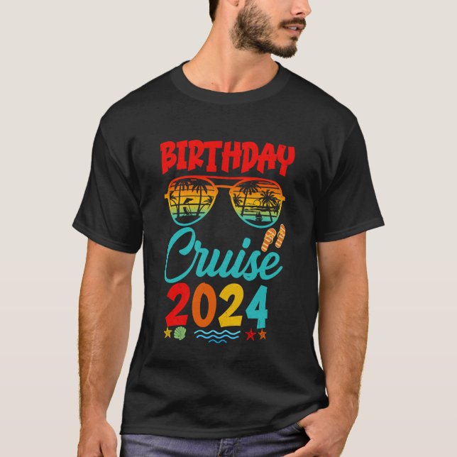 Camiseta Esquadrão de Cruzeiros de Festa de aniversário de  (Frente)