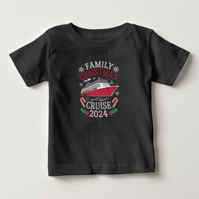 Camiseta Esquadrão de Cruzeiros de Natal da Família 2024 (Frente)