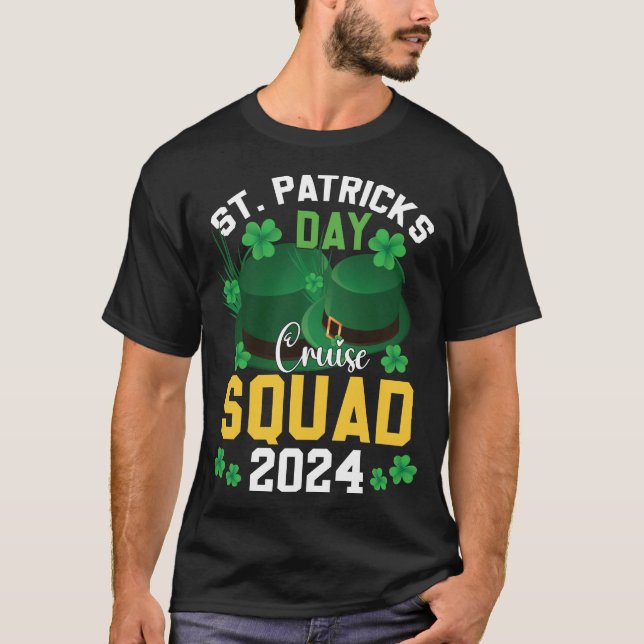 Camiseta Esquadrão de Cruzeiros do Dia de Patrick 2024 (Frente)