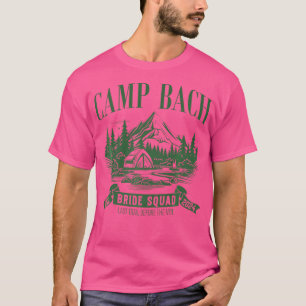 Camiseta Esquadrão de Despedida de Solteira Acampamento Bac