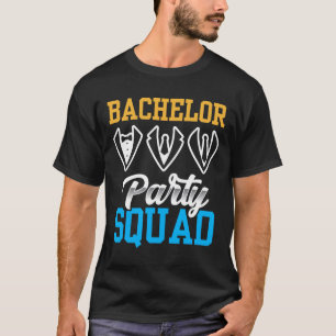 Camiseta Esquadrão de Despedida de Solteiro Equipe da Noiva