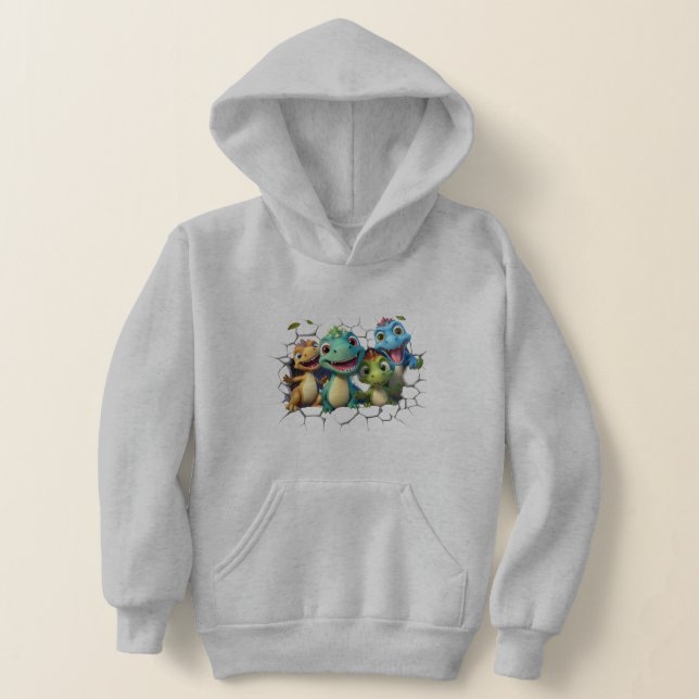 Camiseta "Esquadrão de Dinossauro Adorável" (Postura )