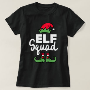Camiseta Esquadrão de Elfo de Natal Divertido Família Corre