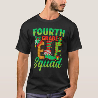 Camiseta Esquadrão de Elfos da Quarta Série Natal Professor