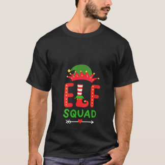Camiseta Esquadrão de Elfos Femininos de Natal Combinando V