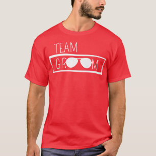 Camiseta Esquadrão de Embelezamento do Noivo Casamento Melh