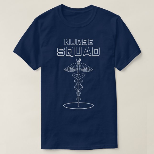 Camiseta Esquadrão de Enfermeira (Frente do Design)