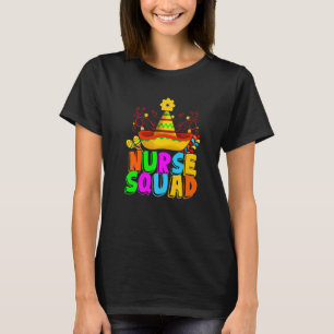 Camiseta Esquadrão De Enfermeira Sombrero Maraca Pode Enfer