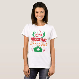 Camiseta Esquadrão de enfermeiras de Natal