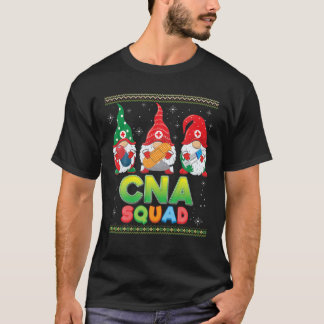 Camiseta Esquadrão de Enfermeiros CNA Gnomos de Natal Suéte