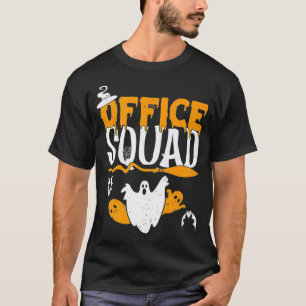Camiseta Esquadrão De Escritórios Disparou Halloween De Vol