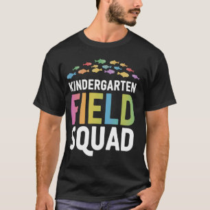 Camiseta Esquadrão de Excursão do Jardim de Infância com Pe