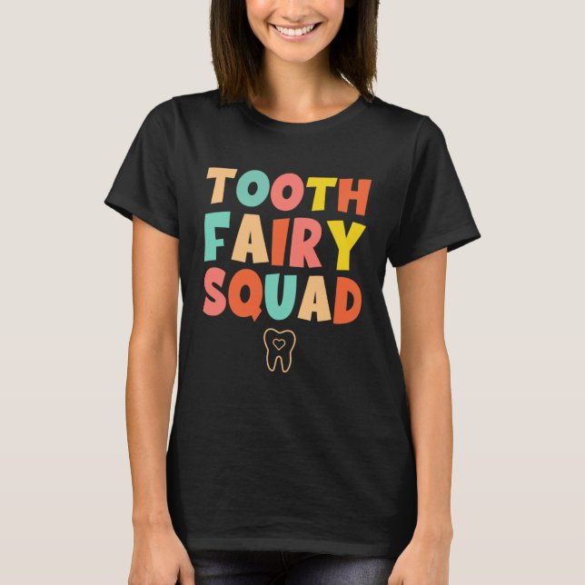 Camiseta Esquadrão de Fada dos Dentes (Frente)