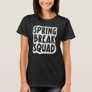 Camiseta Esquadrão de Férias de Primavera Férias de Verão P