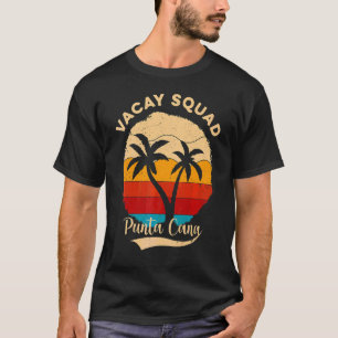 Camiseta Esquadrão de Férias Vintage Punta Cana Férias de V