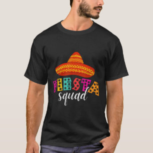 Camiseta Esquadrão de Festa Cinco De Maio Engraçado Sombrer