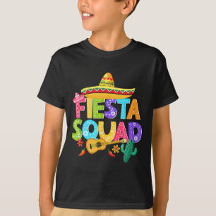 Camiseta Esquadrão de festa cinco de maio família mexicana