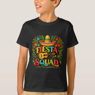 Camiseta Esquadrão de Festa Cinco De Maio Festa Mexicana Di
