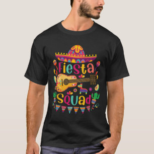 Camiseta Esquadrão de Festa Cinco De Mayo Mexicano Violão N