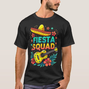 Camiseta Esquadrão de festa combinando cinco de maio festa