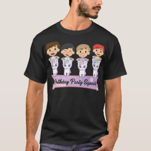 Camiseta Esquadrão de festa de aniversário para áfrica -
