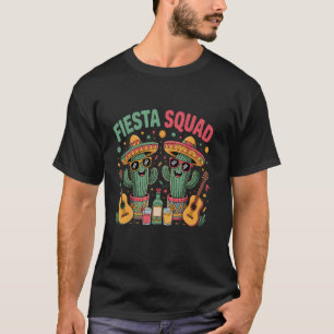 Camiseta Esquadrão de Festa Mexicano 5 De Maio Engraçado Ci