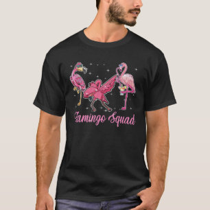 Camiseta Esquadrão de Flamingo Festa de Aniversário Diverti