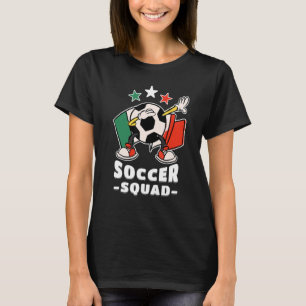 Camiseta Esquadrão De Futebol Da Bola De Futebol Italiano