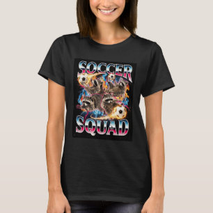 Camiseta Esquadrão de Futebol Meme Irônico Panda Trash Engr
