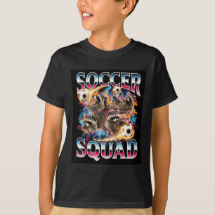 Camiseta Esquadrão de Futebol Meme Irônico Panda Trash Engr