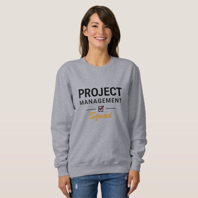 Camiseta Esquadrão de Gerenciamento de Projetos – Estilo Ch (Frente Completa)