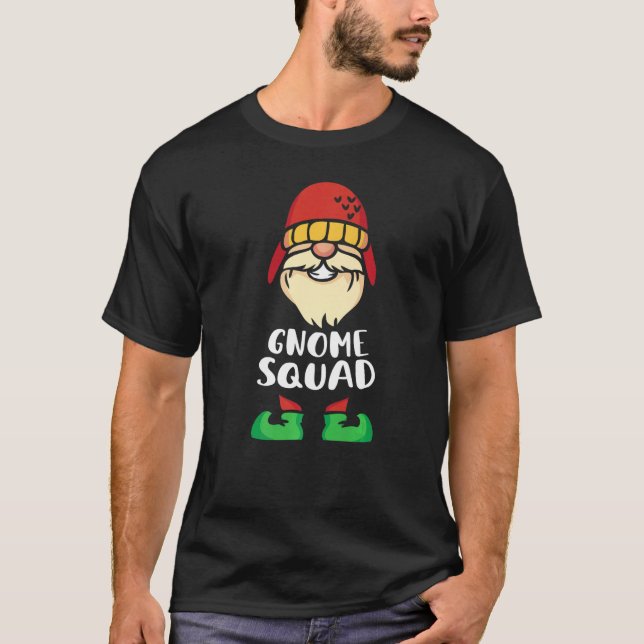 Camiseta Esquadrão de Gnomos de Jardim Gnomos Jardineiro Pr (Frente)