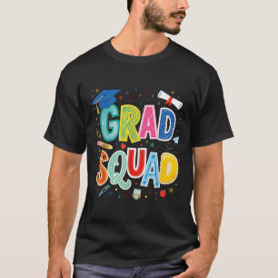 Camiseta Esquadrão de Graduados Divertido Graduação Cl De 2