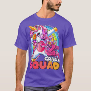 Camiseta Esquadrão de Grau segundo Dabbing Unicorn back to